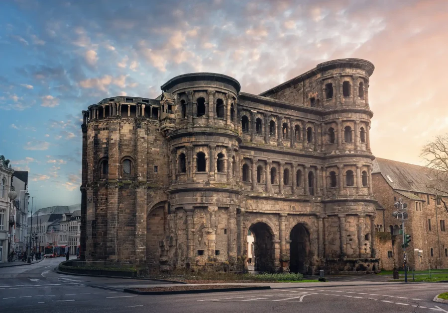 Porta Nigra at sunset - Trier, Germany